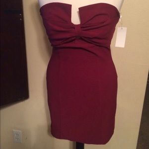 New Strapless Mini Dress